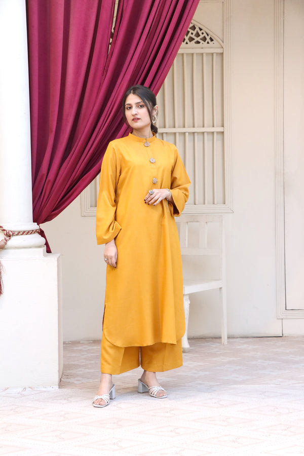 YELLOW CO-ORD (STITCHED)